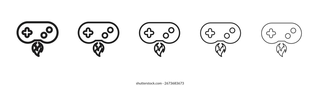 Game Boost Symbol, Vektorgrafik einzeln