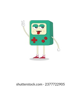 game boy char with swag style