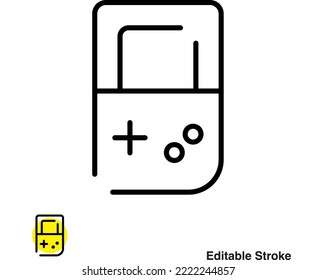 Game Boy Outline Icon Eps