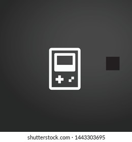 Game Boy vector icon. Game Boy concept stroke symbol design. Thin graphic elements vector illustration, outline pattern for your web site design, logo, UI. EPS 10.