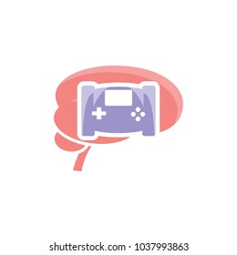 Game Brain Logo Icon Design