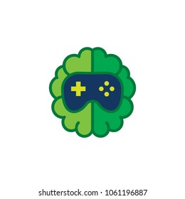 Game Brain Logo Icon Design