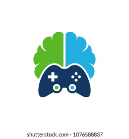 Game Brain Logo Icon Design