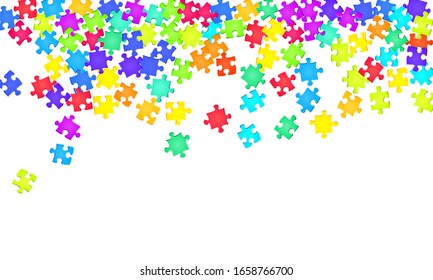 Teamwork puzzle rainbow 