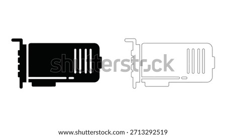 Game capture card icon, video input output device for recording and transferring gameplay footage for streaming and content creation