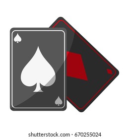 game cards spades diamonds icon image 