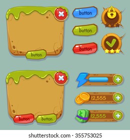 Game cartoon  - vector isolated games assets