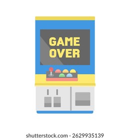 Game center arcade jogo de jogo sobre ilustração