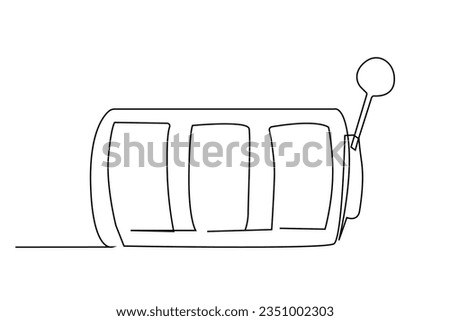 game of chance machine object entertainment industry line art