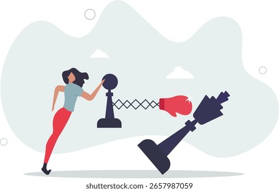 Game changer to win business competition, secret weapon or winning strategy to defeat rival and competitors,human life.