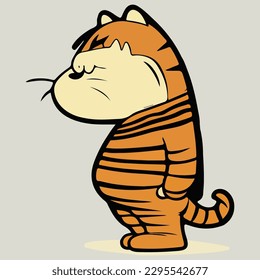 game character for battle cattle in line art with limited colors