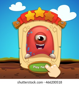 Game character icon - cartoon sample 