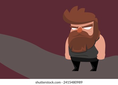 Game character. Pixel character. Stock vector illustration.