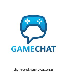 Diseño de logotipo de chat de juegos