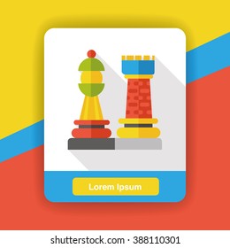 game chess flat icon