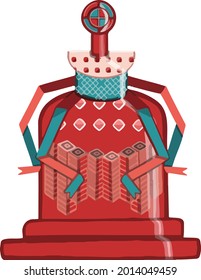 Game chess pawn colorful drawing illustration symbol