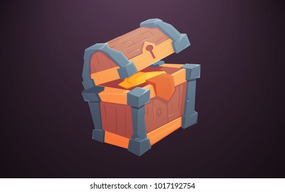 Game chest design. Game ui icon