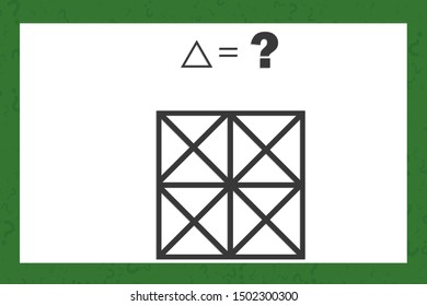 game for children and adults. A riddle for the mind. Vector