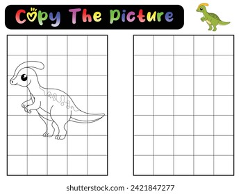 game for children. copy the picture. Coloring book pages for kids. Education developing worksheet. Handwriting practice.