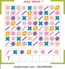 Un juego para los niños. contar cuántas cifras