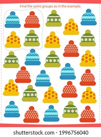 A game for children. Find all groups as in the example