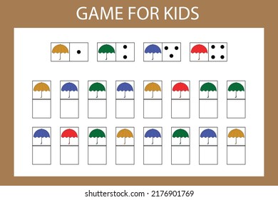 Un juego para niños, un rompecabezas con imágenes, escribir el símbolo deseado en la celda.