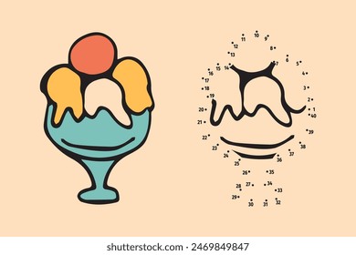 game. A child's game. collect the dots. dot to dot game. lines. black lines. assemble the lines. development. an educational program. the development of children. children. for children. vector.