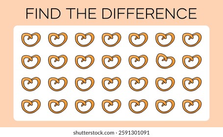 game. a child's game. find the difference. search among the drawings. a child's puzzle. vector. puzzle. A fun game. an easy game for kids.