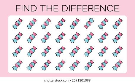 game. a child's game. find the difference. search among the drawings. a child's puzzle. vector. puzzle. A fun game. an easy game for kids.