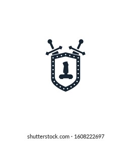 game clan creative icon. From Gaming icons collection. Isolated game clan sign on white background