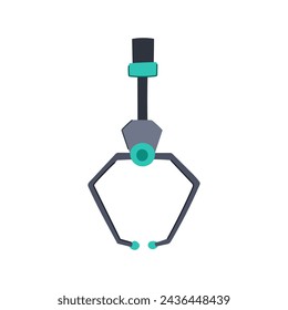 Spiel Krallen Maschine Cartoon. Kran mechanisch, Spielzeug Greifer, greifen Glücksspiel Spiel Krallen Maschine Zeichen. Isolierte Symbol Vektor-Illustration