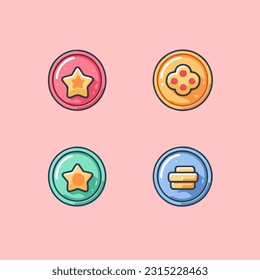 game coin vector illustration icon