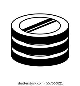 game coins with wings vector illustration design