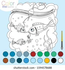 The game is coloring me, coloring for kids learning.