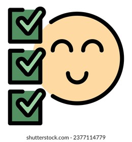 Game competition icon outline vector. Poster show. Web text color flat