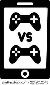 Game competition Vector Icon which is suitable for commercial work and easily modify or edit it
