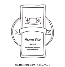 game console art play