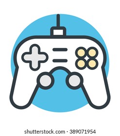 Game Console Colored Vector Icon