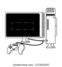 game console and controller 