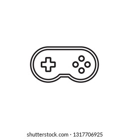 game console, controller, joystick icon vector