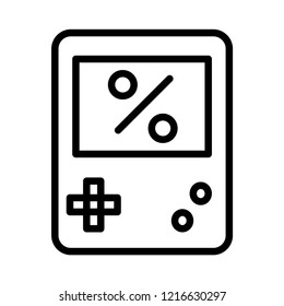  Game console cyber monday vector icon