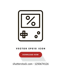  Game console cyber monday vector icon