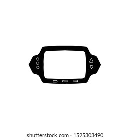 game console doodle icon vector hand drawing 
