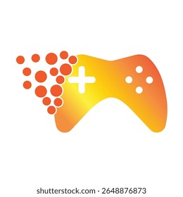Game console with fading pixel ball