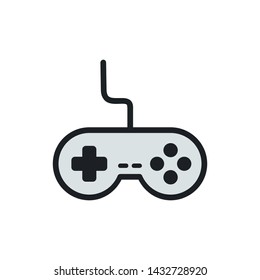 game console. Filled style. Vector illustration