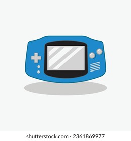Game console in flat design
