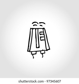 game console , gadget and joypad cartoon doodle, vector illustration