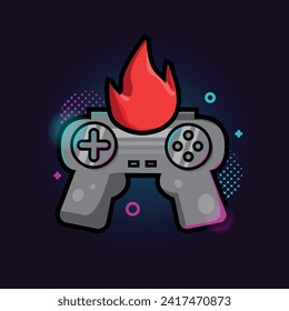 Game console graphic design vector illustration