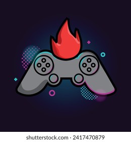 Game console graphic design vector isolated
