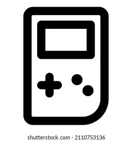 game console icon with black color